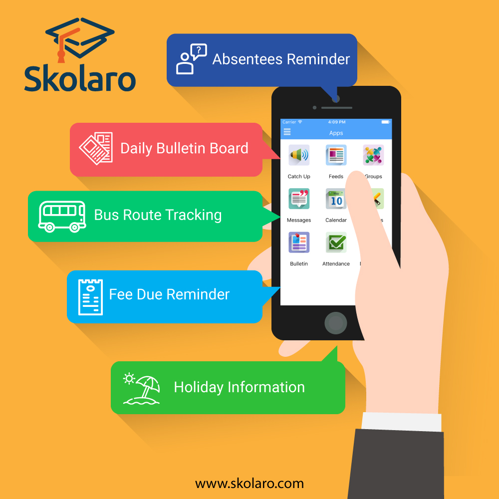 Skolaro Mobile App for School: Great for Teachers, Easy for Parents